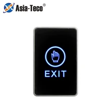 Botão de liberação botão de toque saída eixt porta com indicador led para proteção de segurança em casa para o sistema de controle acesso