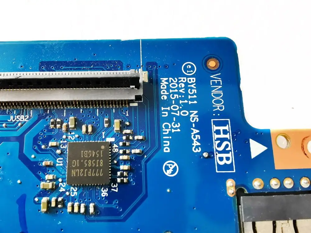 Original for Lenovo 700-15ISK USB board Audio Y700-15ISK BY511 NS-A543 REV 1.0 tested good free shipping
