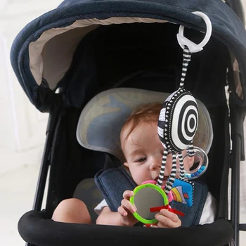 

Newborn Toys Todler Cloth Infant Toys For Baby -12 Months High Quality Safety Cartoon Bed Stroller Baby Mobile Hanging Rattles