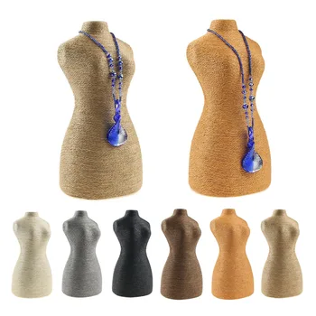 

Macrame Craft Necklace Jewelry Earring Display Stand Easel Tower