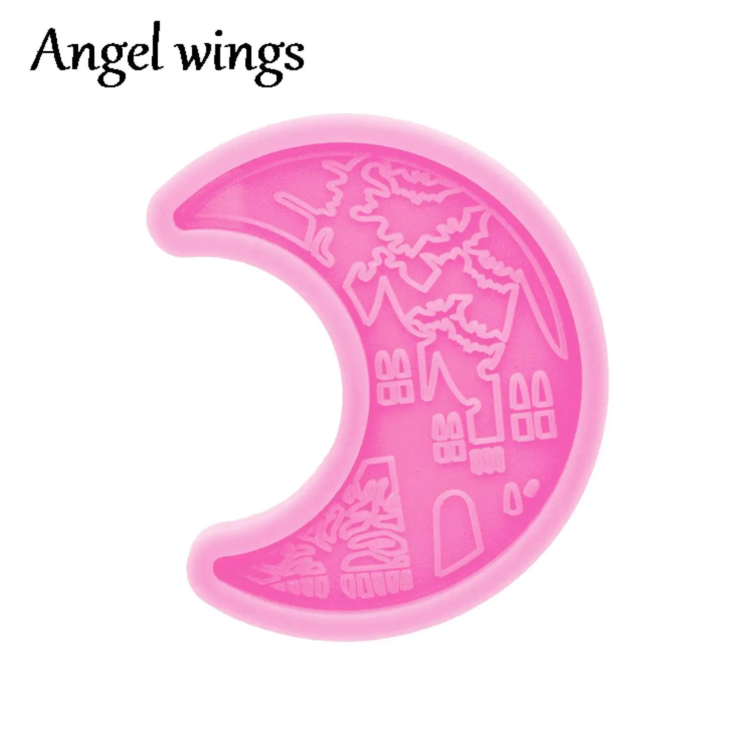 DY1240 Shiny Halloween Kürbis Mond Silikon Formen Crafting Epoxy DIY Harz Charms Form, Schokolade Zuckerpaste Fondant Kuchen Form – Detail 32