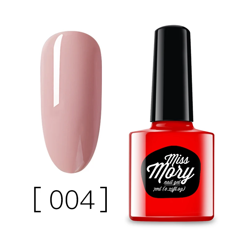 DXHP-04 Miss Mory Цветной Гель-лак для ногтей, 96 цветов, маникюрный завод, новые продукты, 7 мл Лак для ногтей, Led& UV, замачиваемый Цветной Гель-лак - Цвет: DXHP-04