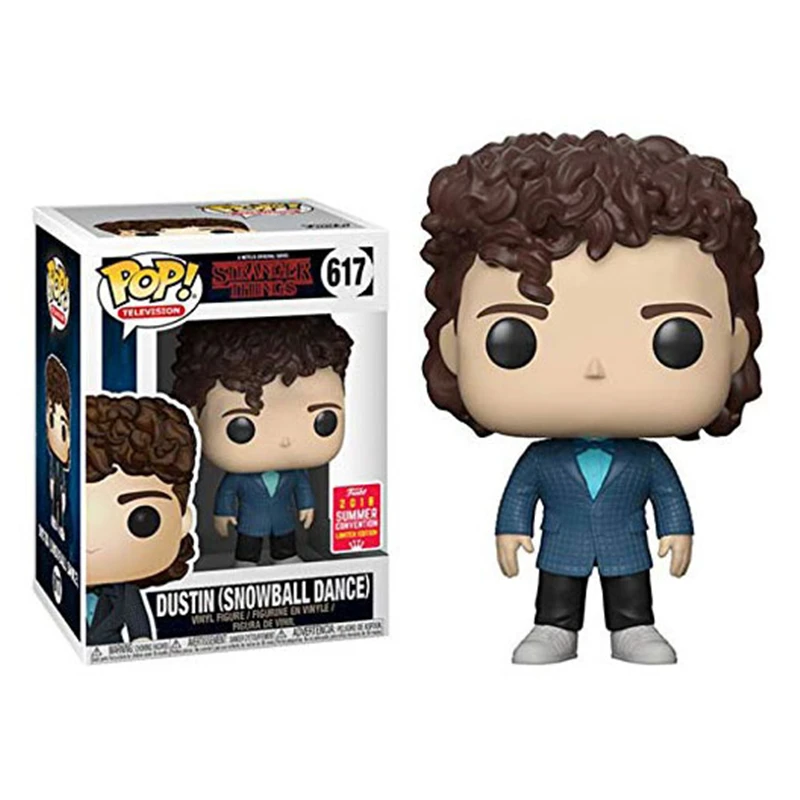 Funko оригинальные странные вещи Eleven Demogorgon Дастин Хоппер Джонатан Joyce Steve Brenner фигурка Коллекционная модель игрушки - Цвет: Dustin-617