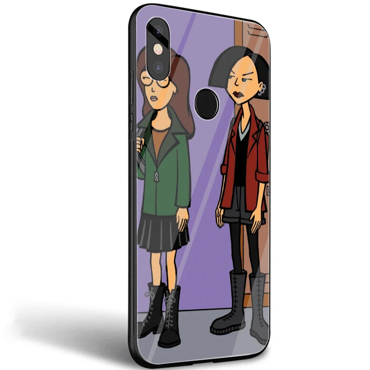 Mobile Phone Glass Case For Xiaomi Note 5 6 7 Pro F1 A1 A2 4X 5X 6X 9 Cover TPU DARIA MORGENDORFFER Shell - Цвет: G12