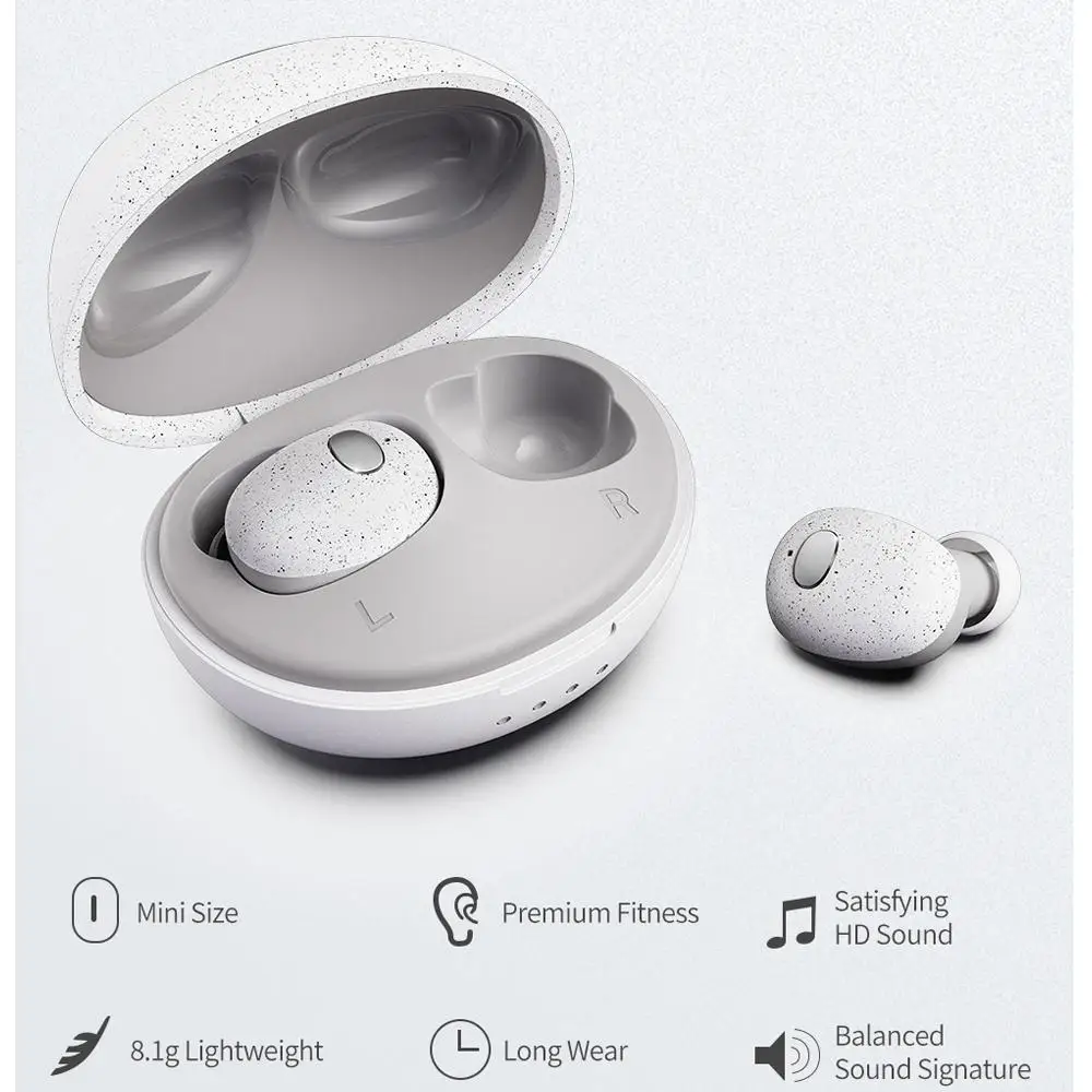 BEESCLOVER TWS-T2, беспроводные наушники Bluetooth 5,0, мини Bluetooth 5,0, наушники IPX7, водонепроницаемые спортивные наушники для бега d40