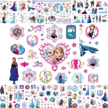 

Cartoon Froze Princess Ice Queen Temporary Tattoos For Girls Gifts Beauty Anna Elsa Flash Tattoo Sticker Kids Anime Movie Tatoos