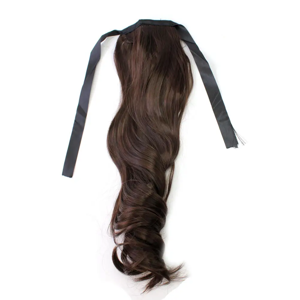 Ponytail Synthetic Hair Extensions Hair Cap Chic Tie Up Long Curly Wavy Ponytail Hair Styling Tools