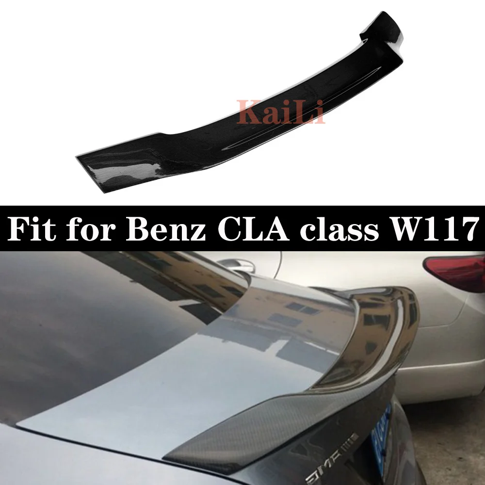 

For Mercedes CLA class W117 C117 Carbon Fiber Rear Trunk Wings Spoiler CLA200 250 260 Renntech 2014-2018