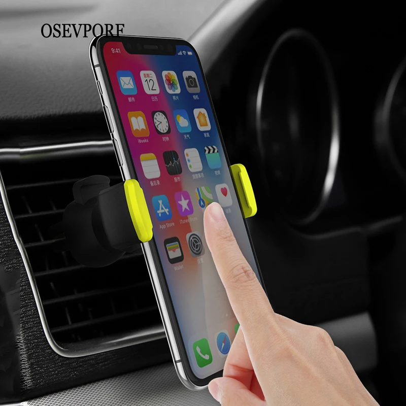 Car Phone Holder For Phone In Car 360 Air Vent Mount Clip Stand Cellphone Suppport Holders for iPhone 11 X Samsung Mobile Holder