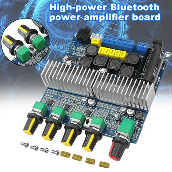 

Bluetooth 4.2 TPA3116D2 Digital 2.1 Audio Amplifier Board 100W+50W+50W DC 12-24V Volume Adjustment DJA88