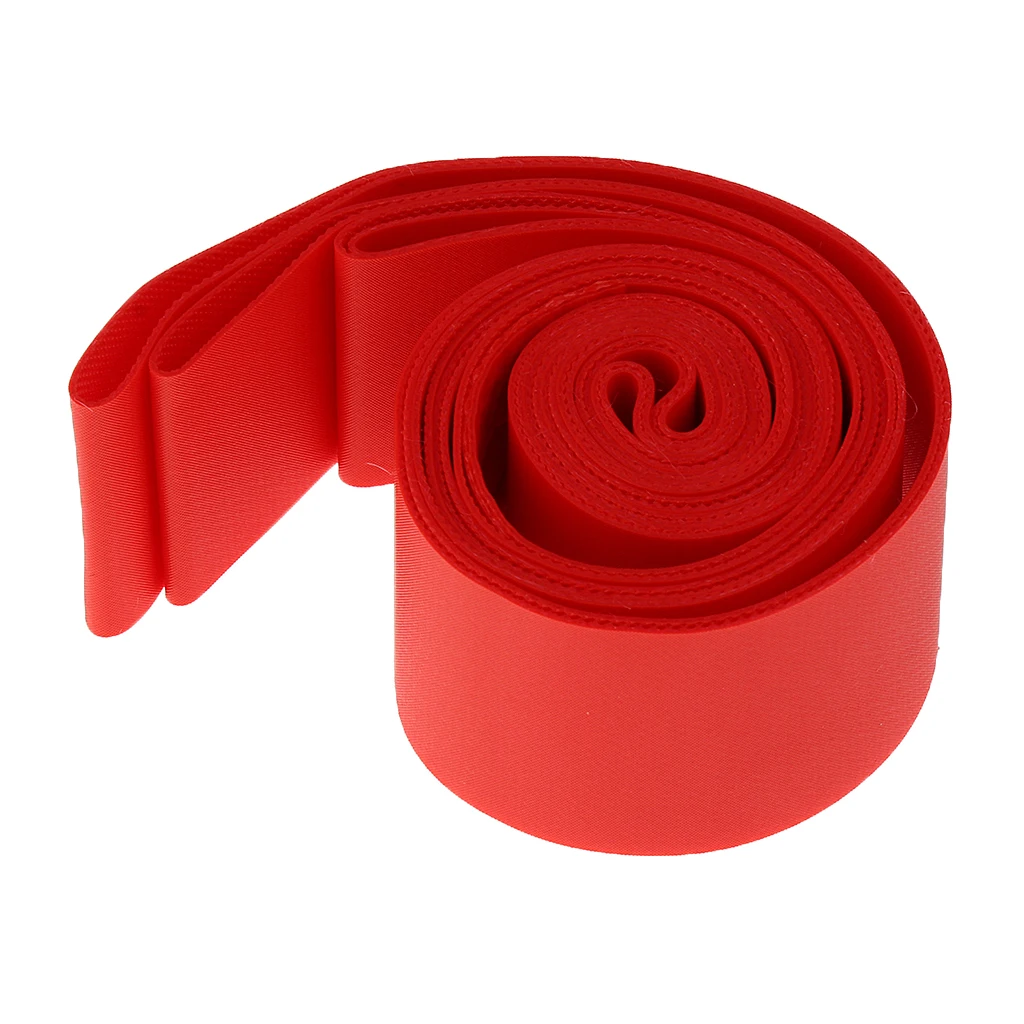 Bicycle Rim Strip Rim Tape Bicycle Tires Cyclin Parts Fits Size 26'' / 20' / 14' / 700C Bike Tire Liner Puncture Proof Belt Red