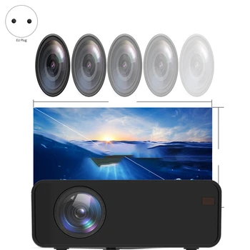 

B11 Projector Portable Projector Home Hd 1080P Wireless Projector Smart Office Teaching Wifi Projector (Eu Plug)