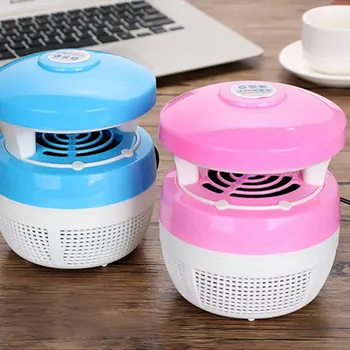 

Quiet Electric Mosquito Killer Trap LED UV Lamp Night Light Fly Bug Trap Lamps Killing Mosquito Light Trap Catcher Lamp