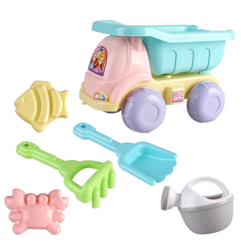 lower price Hot-6 Sets Of Children Playing Sand Dredging Tools Playing Water Beach Toys