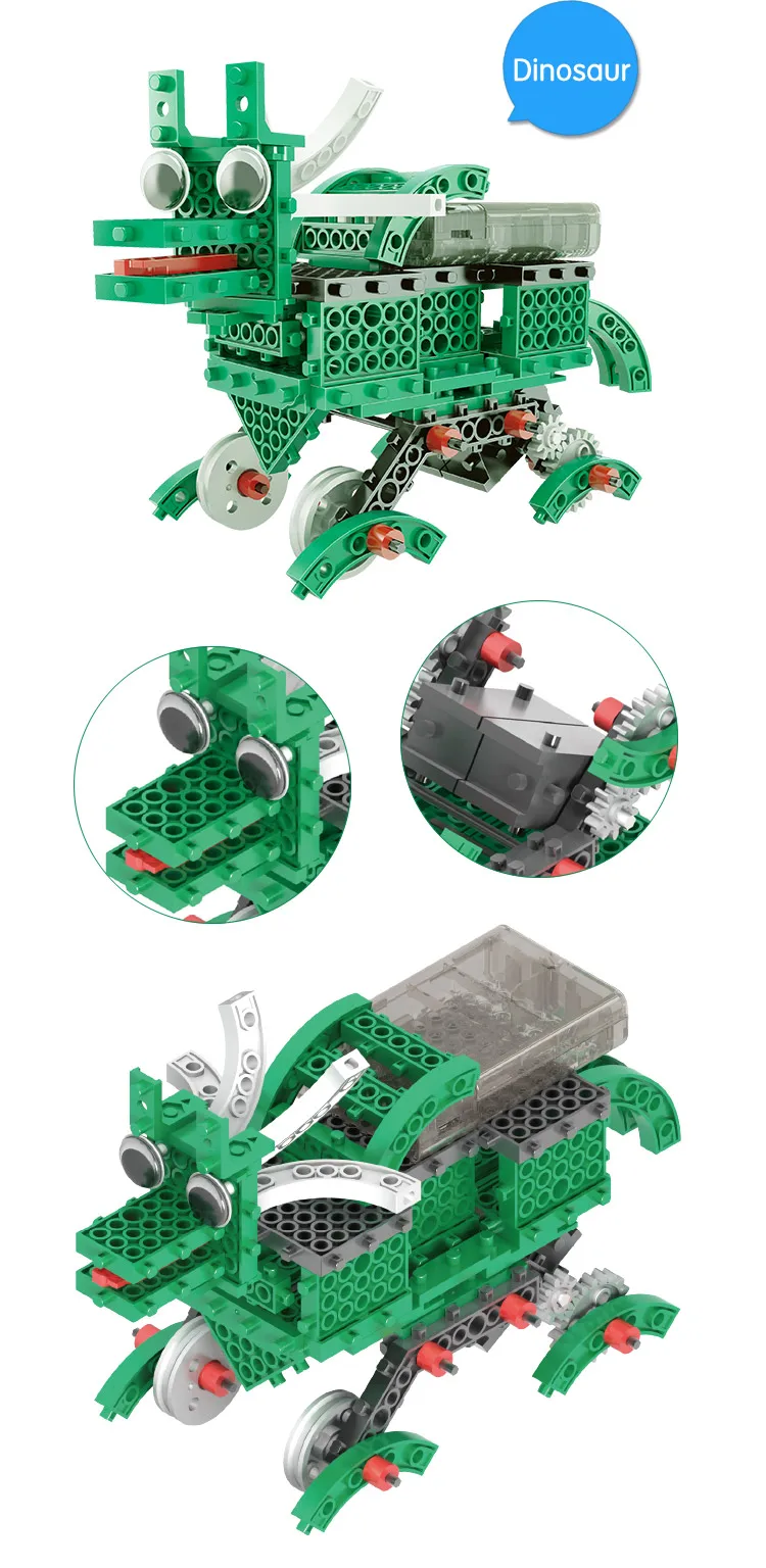 3 in 1 4Channel educational toys RC plastic bricks set for kids
