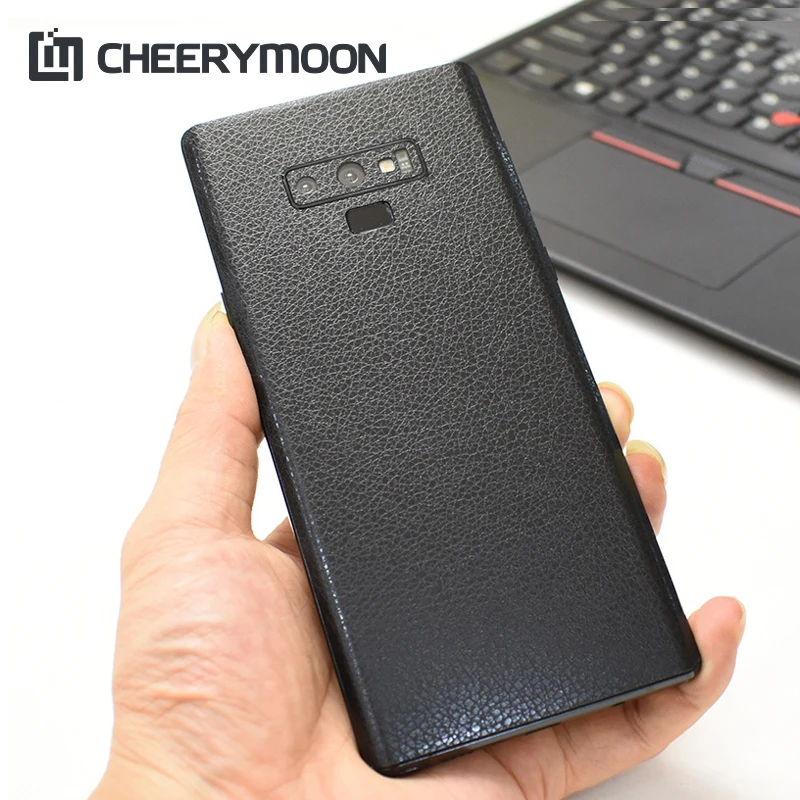 Leather Grain Decorative Full Coverage For Samsung Galaxy Note 9 10 20 Ultra S21 S20 S10 Plus S10E S9 Note9 Back Film Stickers | Мобильные