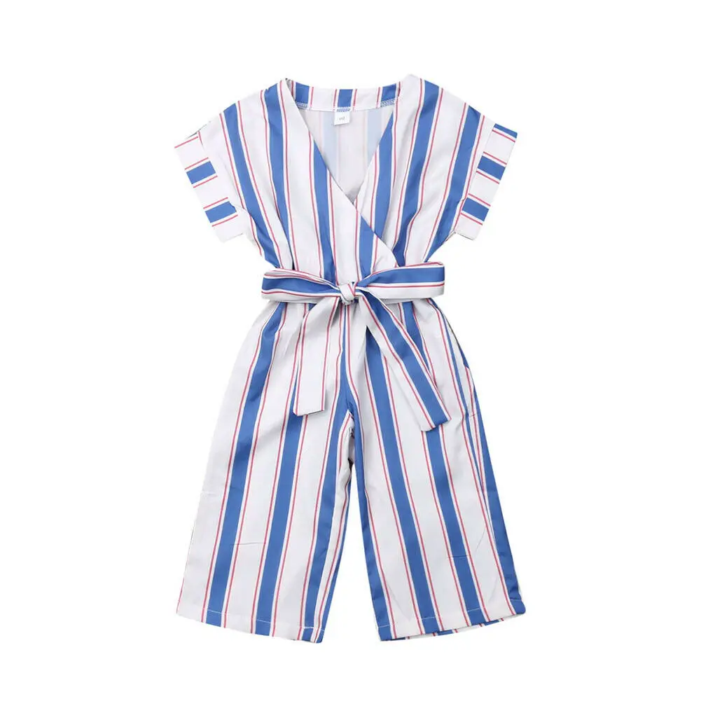 

Top Baby Kid Girl Infant Short Sleeve Romper Jumpsuit Bodysuit Cotton Outfit Set Short Sleeve Jumpsuit Striped Newborn Infant