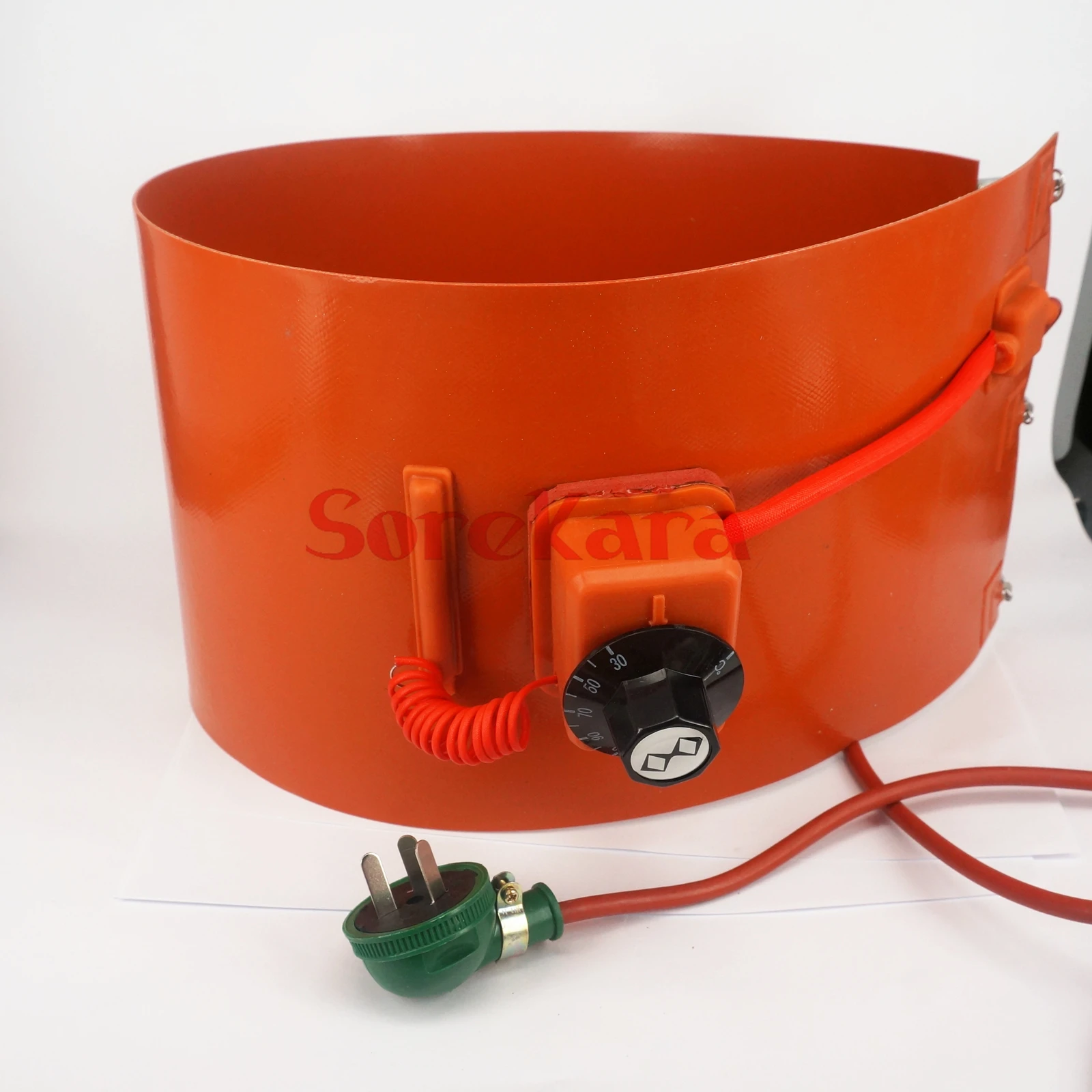 110V 200x860x1.6mm 800W Silicon Band Fit 20L(4.4 Gallon) Drum Heater Blanket Oil Biodiesel Barrel | Обустройство дома