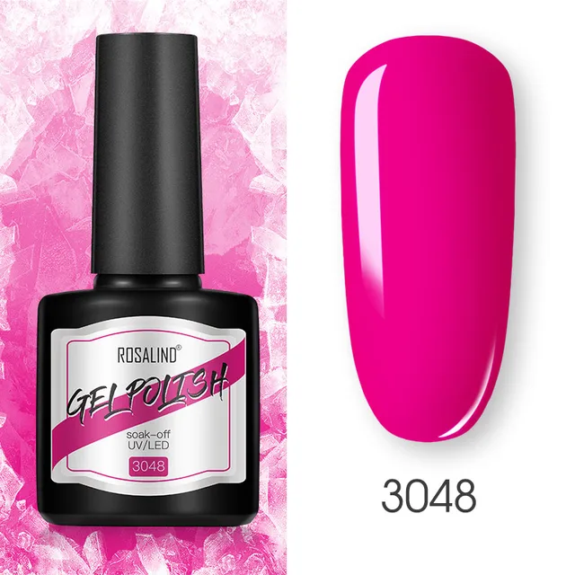 ROSALIND 8ml Gel Nail Polish Shiny Matte Effect Gel Polish For Manicure Nail Art Design Semi Permanent Painting Varnishes Gel RS17-3048