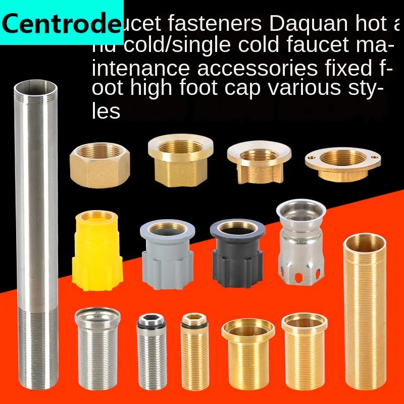 Kitchen faucet faucet fixed foot big foot screw extension nut wash basin thick countertop screw fixing seat repair accessories afbeelding