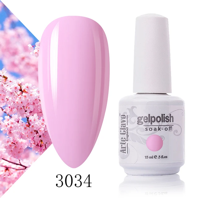 Arte Clavo 131 Colors Gel Polish Nail Gel Varnish Paint Semi Permanent Nails Art Gel Nail Polish For Manicure Top Coat Base Coat 3034