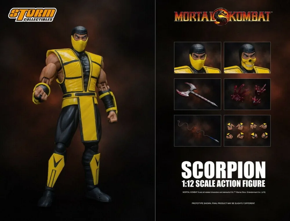 1/12 CYRAX mortoвсего Kombat/DCMK002 Mortal Combat Figure Set 6 ''модель куклы Коллекция праздничный подарок