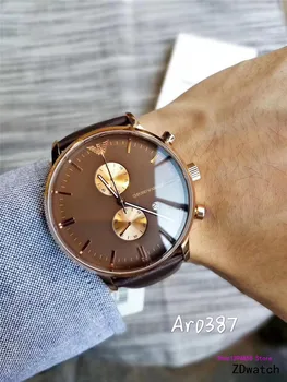 

Armani- Luxury Brand women quartz Watches men Watch Stainless Steel Strap wristwatch Top classic watch Christmas gift 339 orders