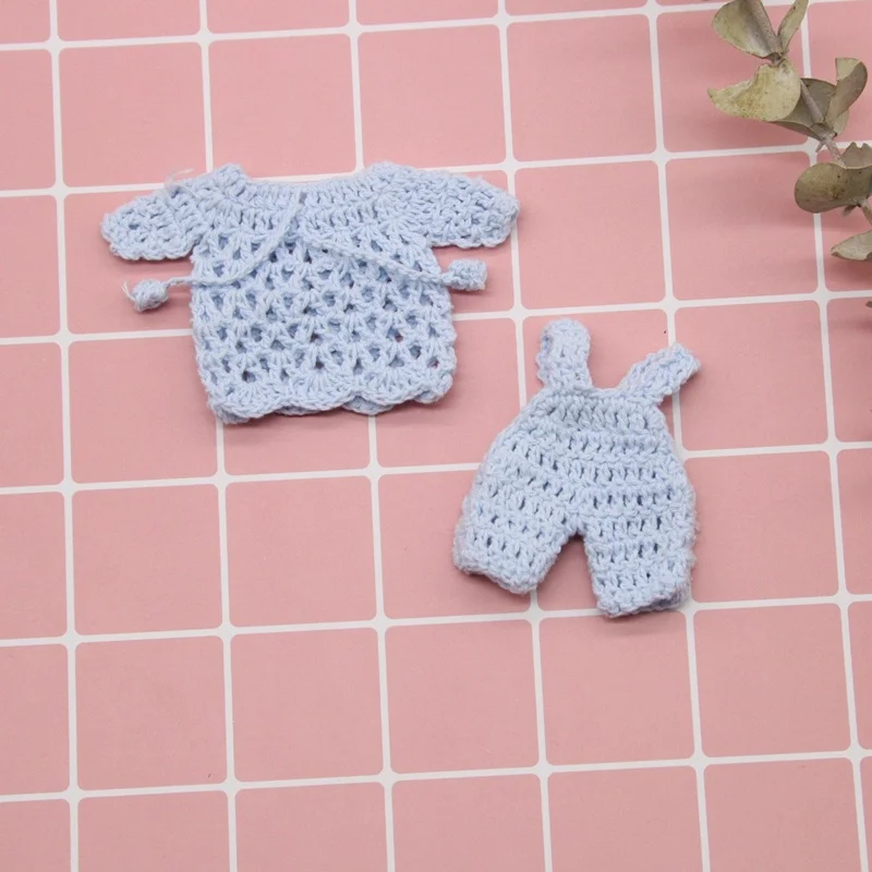 4 шт. Мини вязание одежды DIY кукла декоративные принадлежности мобильный телефон оболочки аксессуары детские декоративные шпильки для волос материал