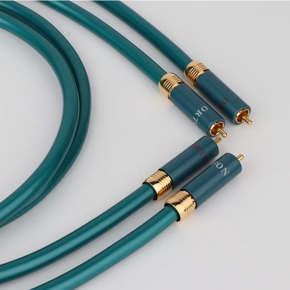 Hifi X406 Ortofon RCA Cable Hi-end CD Amplifier Interconnect 2RCA to 2RCA Male Audio CableHifi X406 Ortofon RCA Cable Hi-end CD Amplifier Interconnect 2RCA to 2RCA Male Audio Cable keyboard amp