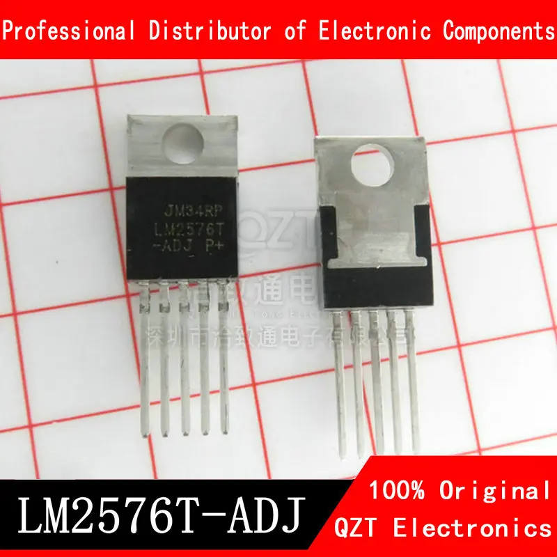 10 шт./лот LM2576T-ADJ LM2576T LM2576 TO-220-5 Новый и оригинальный IC 10 шт лот st13007a 13007a to 220 транзистор мощности новый оригинальный