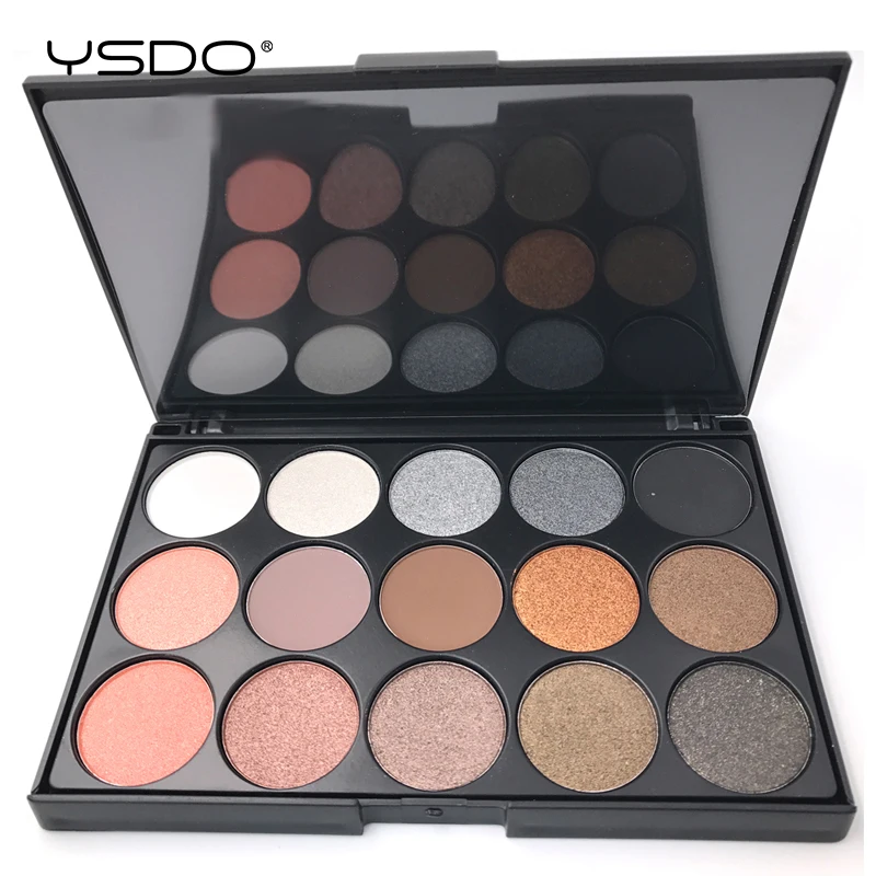 

15 Colors Eyeshadow Palette Matte Shimmer Long lasting Eye shadow Eye primer Beauty Cosmetics Tools Makeup Eye shadow Set SE-02