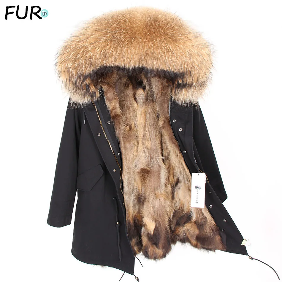winter coats with hooded fur