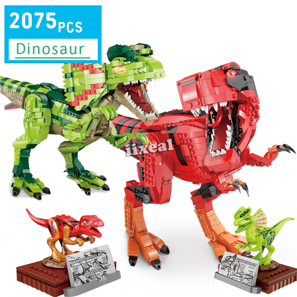 red dinosaur lego