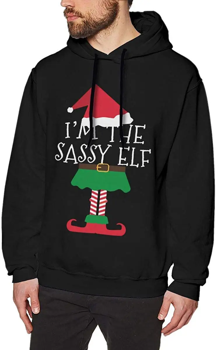 I'm The Sassy Elf Men's Hoodie&ampiuml&ampfrac14&ampOEligMen's Hooded Sweatshirt |
