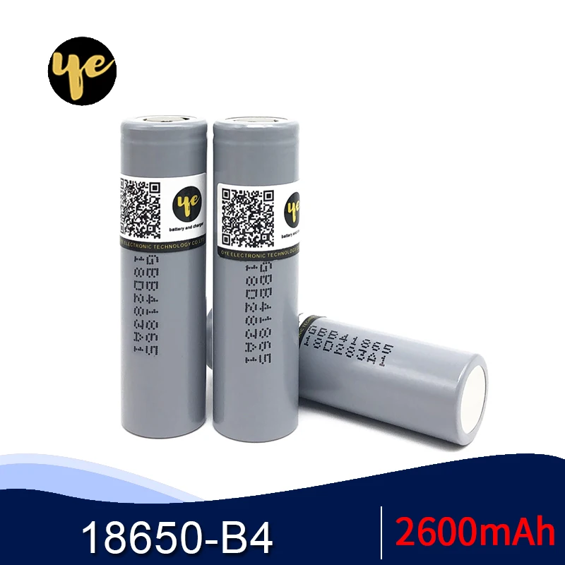100% оригинал для LG B4 18650 3 7 V 2600 mAh литий ионная аккумуляторная батарея фонарика