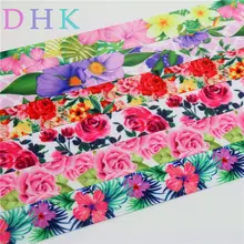 Корсажная лента DHK 7/8 'Ƌ ярдов с принтом розы аксессуары для
