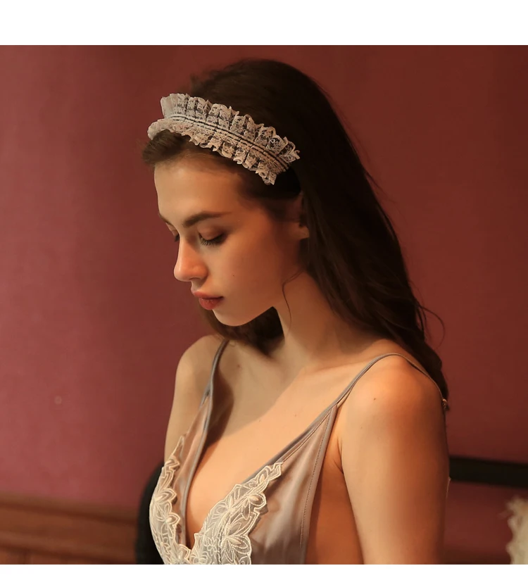 Сексуальные прозрачные кружевные деревянные наушники