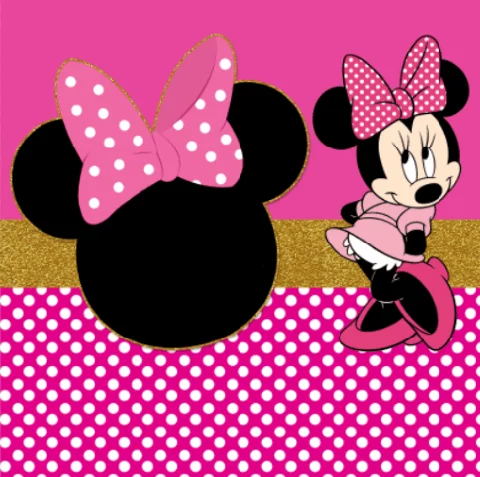 8x8ft Gold Pink Baby Minnie Mouse Party Bow Boutique Custom Photo Studio Background Backdrop Vinyl 240cm X 240cm Background Aliexpress