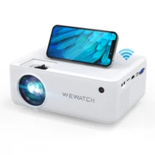  WEWATCH V10 8500Lumens LED Portable Projector Native 1280*720 HD 1080P Supported Home HDMI Theater Mini Outdoor Movie Proyectors 