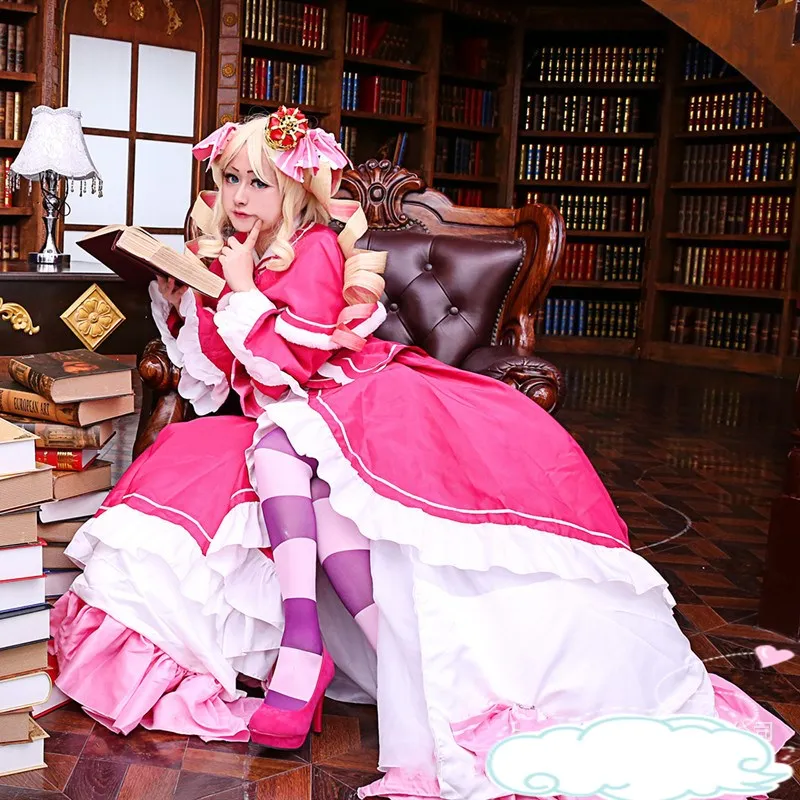 

Anime Cosplay Costume Beatrice Lolita Dress Halloween Masquerade Costume