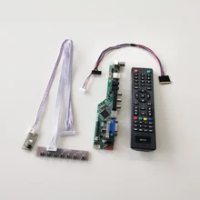 Для LTN140AT01-G01/G03 VGA+ HDMI+ AV+ USB+ RF 1366*768 T. V56 плата контроллера экрана LVDS 40Pin WLED 1" ноутбук ПК DIY kit
