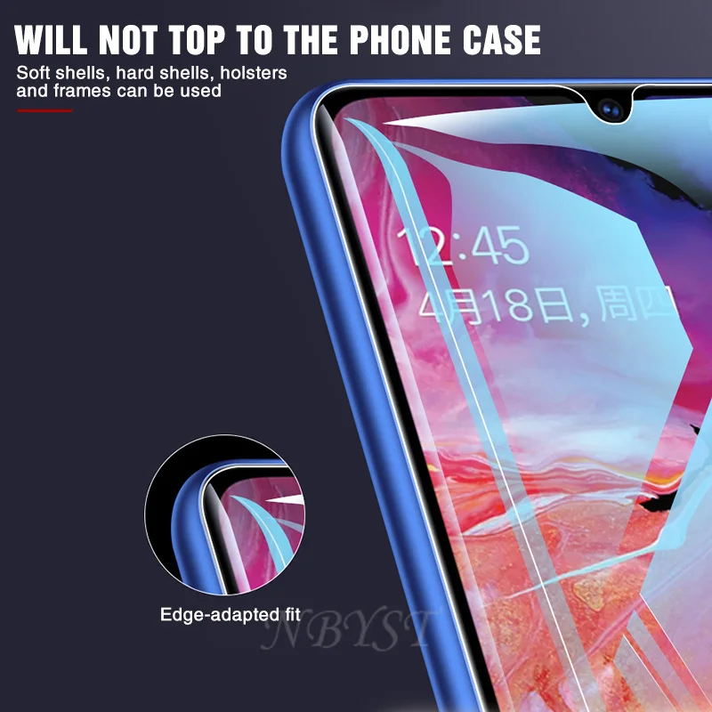 Закаленное стекло пленка для Samsung Galaxy A51 Защитная экрана A71 A9S A90 A80 A70S M40 M30S M20