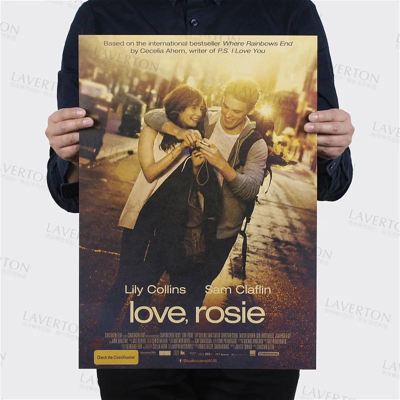 Love Rosie Lily Collins Оскар пленка голливудский фильм/крафт-бумаги Бумага наклейки на