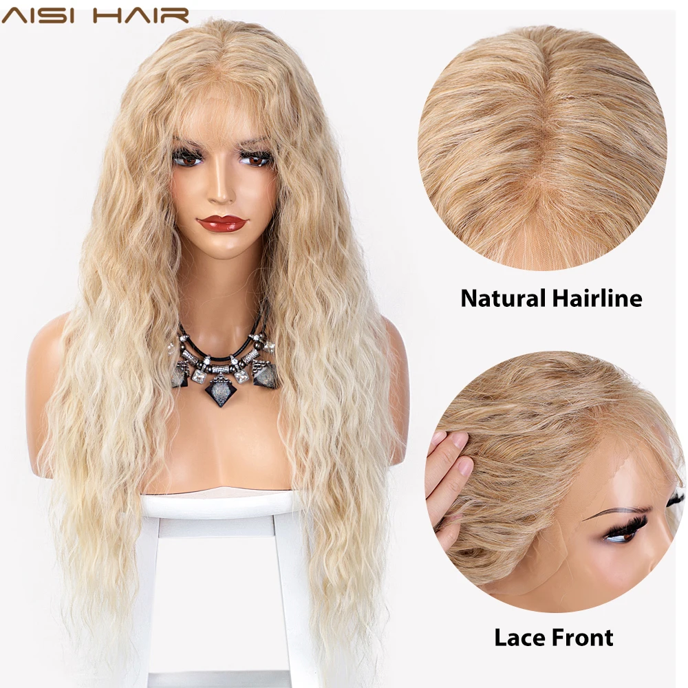 AISI HAIR кружевной передний парик с детскими волосами Синтетические парики для
