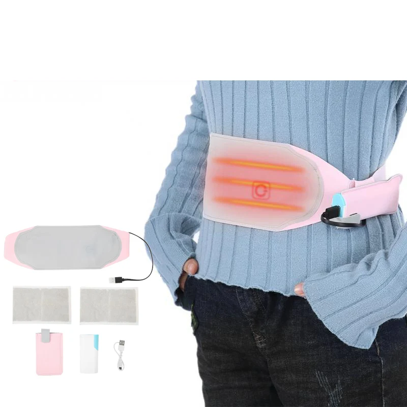 

Ultra Thin Body Electric Heating Abdomen Waist Support Foldable Warm Massage Brace Pain Relief Belt Brace Support