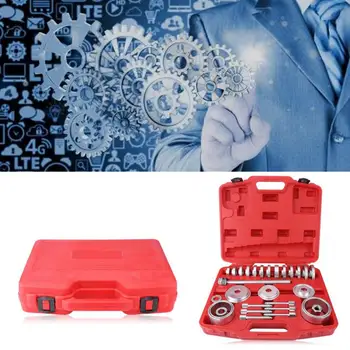 

31Pcs Universal Wheel Drive Bearing Removal Installation Tool Kit Hand-held removal tool Forging heat treatment Durability