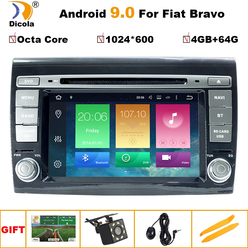 " Восьмиядерный Android 9,0 OS автомобильный DVD для peugeot 307 2001-2006 с полной поддержкой выхода RCA и поддержкой 4G/3g/wifi Интернет