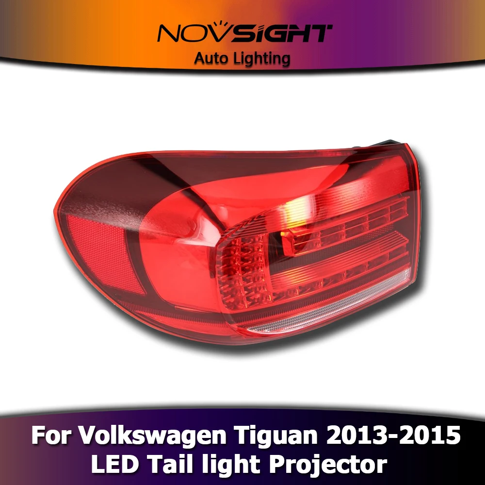 NOVSIGHT 2 шт. проектор фары DRL указатель поворота Автомобильная противотуманная лампа Автомобильный светодиодный комплект фар для Volkswagen Tiguan 2013