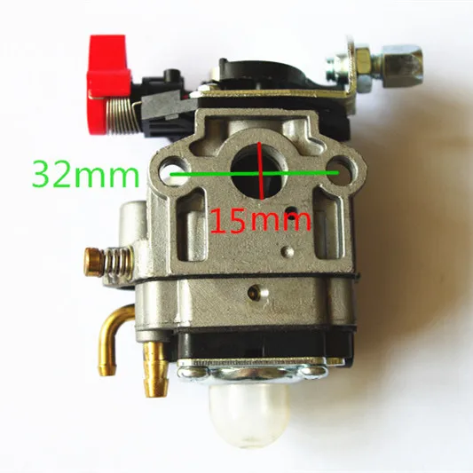 TH43 Carburetor 15mm for Kawasaki TH48 TH52 KBL43 KBL48 Brush cutter trimmer replacement | Инструменты