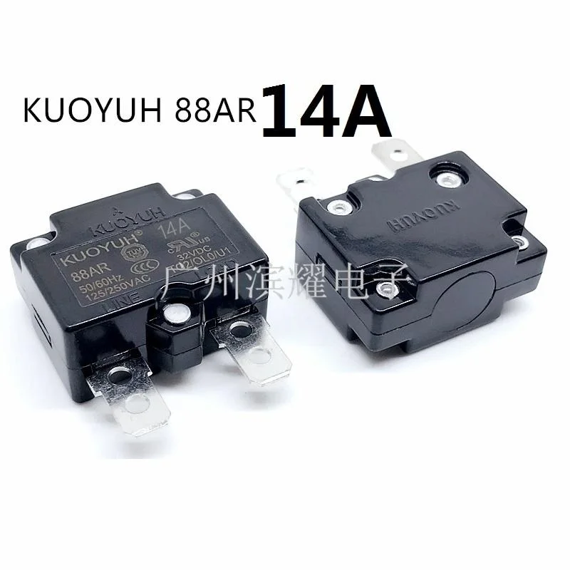 

Circuit Breakers Taiwan KUOYUH 88AR-14A Overcurrent Protector Overload Switch Automatic Reset
